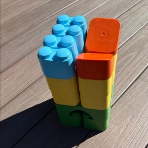 Green Toys Recycled Plastic Building Blocks Set